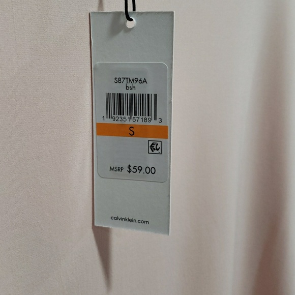 Calvin Klein Blush Blouse - Picture 3 of 3
